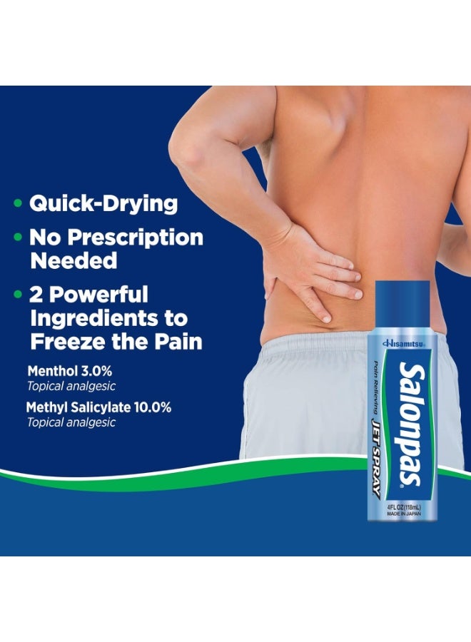 Hisamitsu Salonpas Pain Relieving Jet Spray 118 ML - Image 2